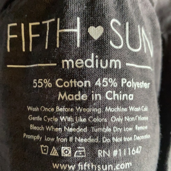 Size medium black Lacey skull tank top - Picture 5 of 5